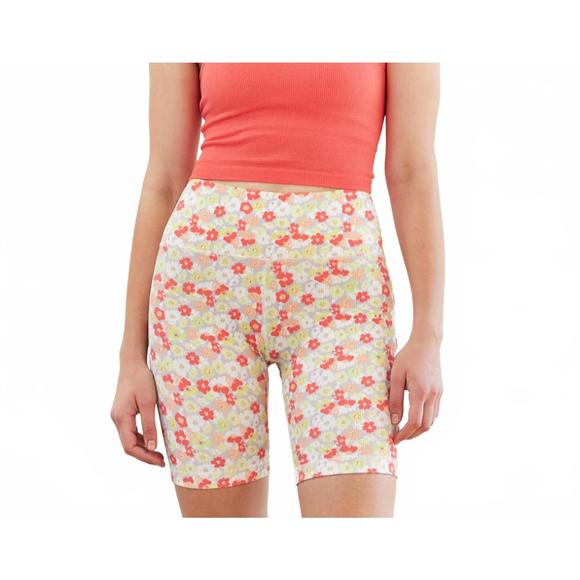 Cream Yoga Women's Harper print biker shorts brown cheetah 8